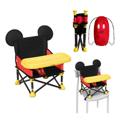 Cadeira de Alimentação Portátil até 15kg Mickey Disney Popcorn Multikids