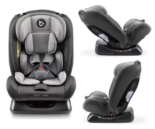 Cadeira para auto 0 a 36kg Litet mass BB458 Cinza