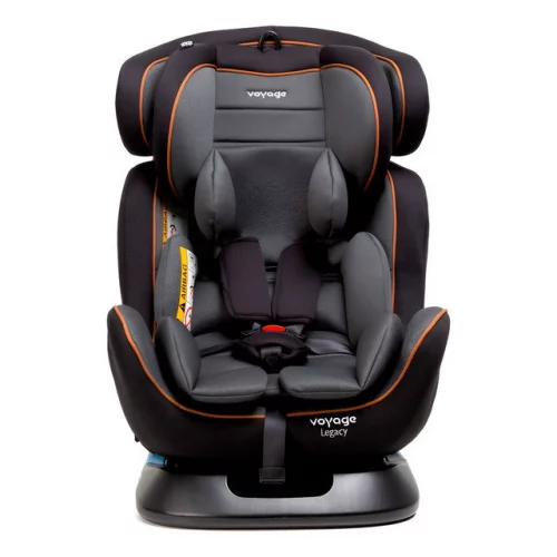 🛍️Cadeirinha Infantil Reclinável Legacy Cinza E Preto Mescla Voyage