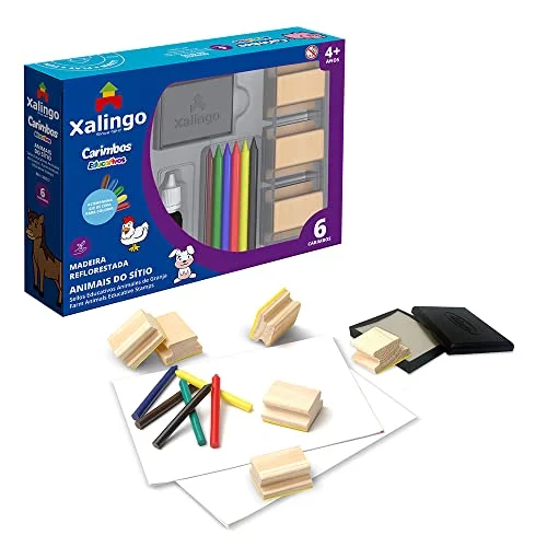 🛍️Carimbos Educativos Animais do Sítio Xalingo