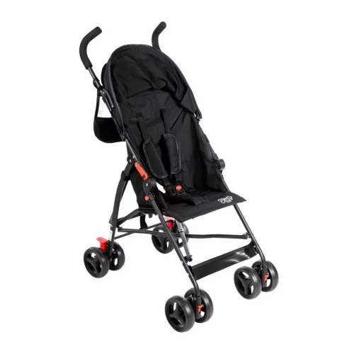 Carrinho De Bebê Passeio Guarda Chuva Styll Baby Preto