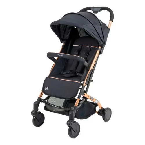 🛍️Carrinho De Bebê Zap Metal Cobre Burigotto Compacto Dobrável Cor Preto