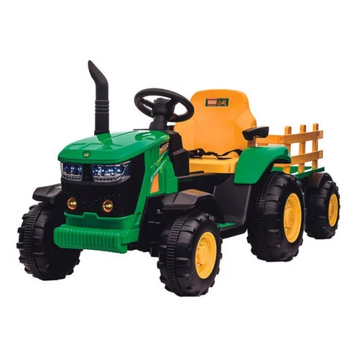 🛍️Carro/caminhonete De Brinquedozippy Toys Trator Trator Elétrico Infantil 9989 Cor Verde/amarelo 127/220v
