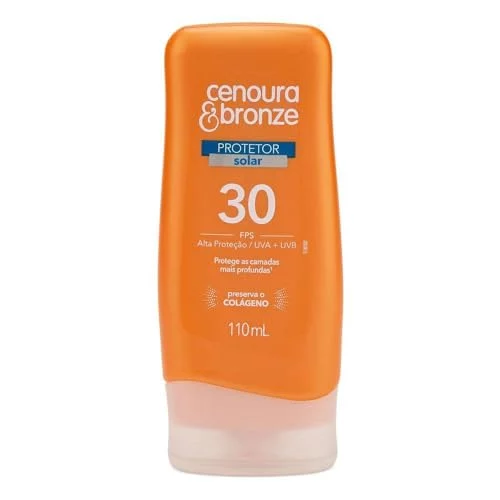 > Cenoura e Bronze Protetor Solar Fps 30 110Ml E