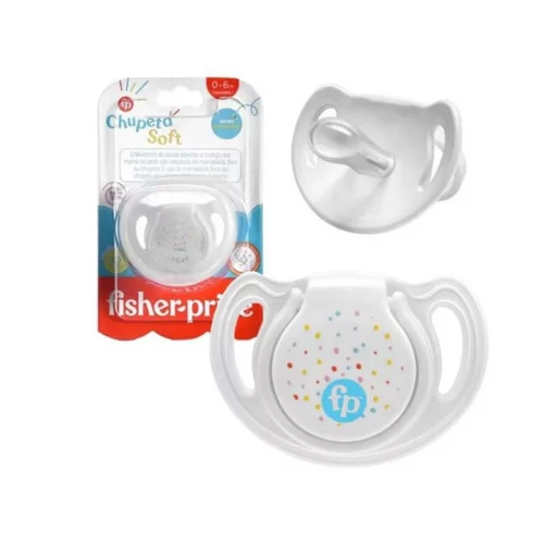 Chupeta First Moments Soft com Case Esterilizador, Tam 1 - Fisher Price