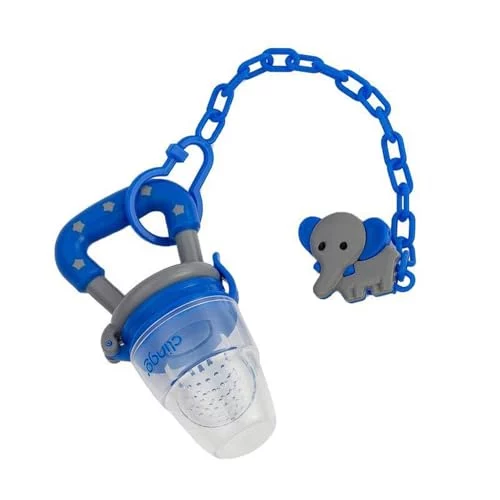🛍️Clingo Porta Fruta Com Tampa Cinza/Azul