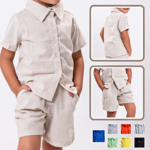 🛍️Conjunto Mauricinho 4 Cores Disponível Tendência Infantil
