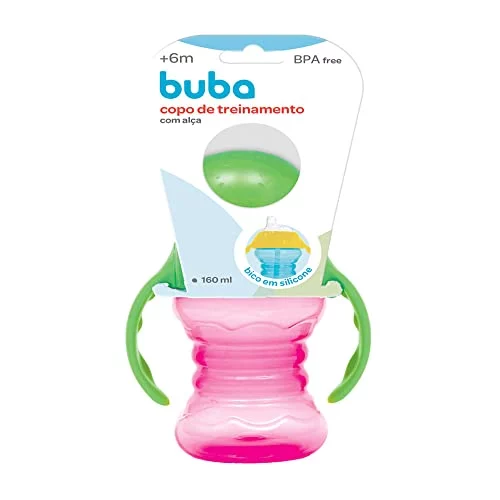 🛍️Copo De Treinamento Com Alca, Buba, Rosa