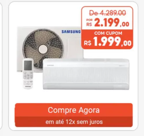 CORRE, AR WINDFREE DE 12.000 BTUS POR MENOS DE 2K PARCELADO!!