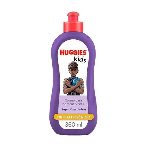 Creme de Pentear Huggies Super Crespinhos Pantera Negra 360ml