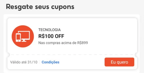 🚨 CUPOM SHOPEE DE TECNOLOGIA