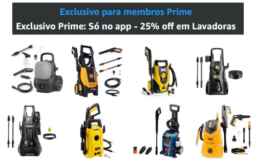 🔥 Exclusivo Assinantes Prime: 25% OFF em LAVADORAS