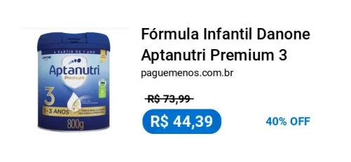 Fórmula Infantil Danone Aptanutri Premium 3 800g