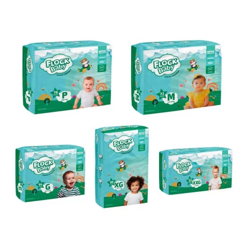 Fralda Flock Baby Sempre Sequinha