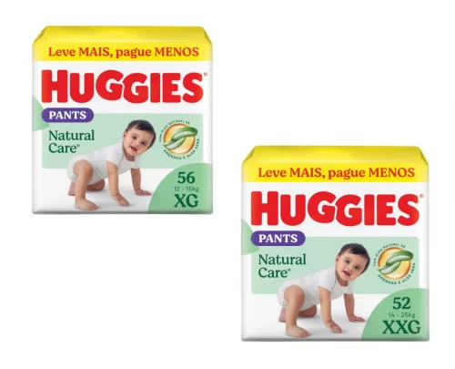 Fralda Huggies Natural Care Roupinha