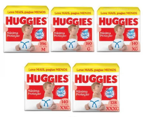 Fralda Huggies Supreme Care