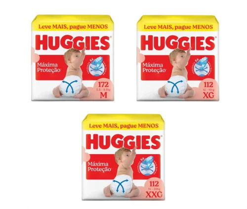 Fralda Huggies Supreme Care