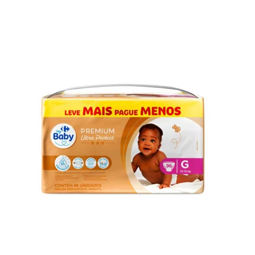 Fralda Infantil Carrefour My Baby G 96 Unidades Grande (g) Sem Gênero
