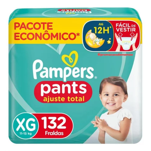Fralda Pampers Pants Ajuste Total