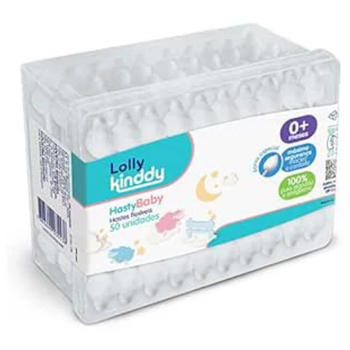 Hastes Flexiveis HastyBaby 50 Unidades Lolly