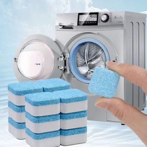> Kit 10 Limpador de máquina de lavar, comprimido efervescente sólido para remover manchas