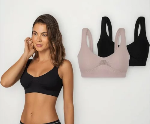 🔥 Kit 2 Top Lupo Clássico Original Fitness Sem Costura 41300