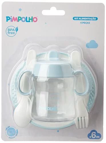 🛍️KIT DE ALIMENTACAO COM 4 PCS PIMPOLHO