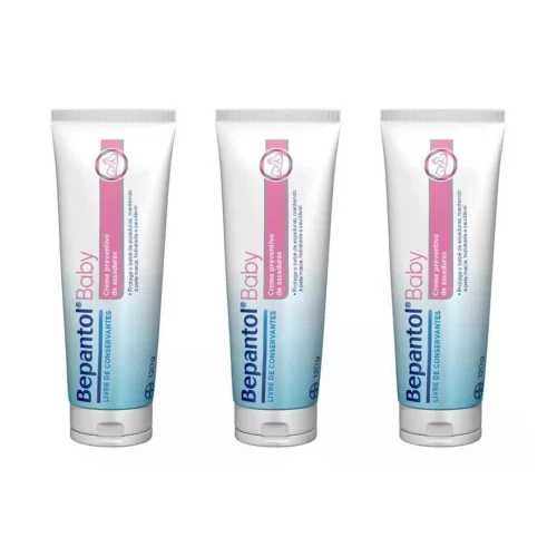 Kit Pomada Assadura Bepantol Baby 120g 3 unidades