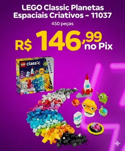 LEGO Classic Planetas Espaciais Criativos - 11037 450 Peças