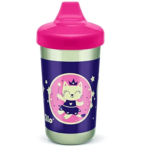 Lillo Copo Antivazamento Glow Max 320Ml Rs Brilha No Escuro