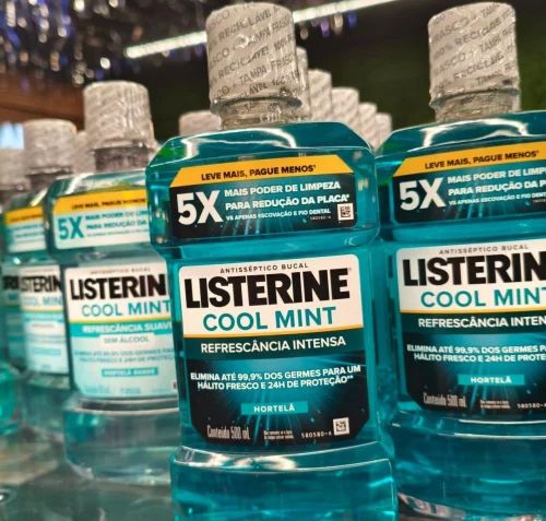 Listerine Enxaguante Bucal Cool Mint🎟 use o cupom: OFF30