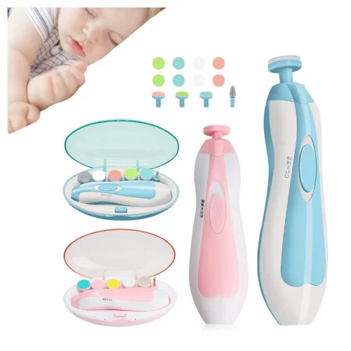 Lixa de Unha Elétrico Aparador Cortador Para Bebê Infanti