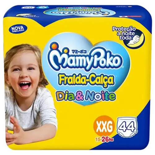 MamyPoko Fralda-Calça Dia&Noite Xxg 44 Unidades