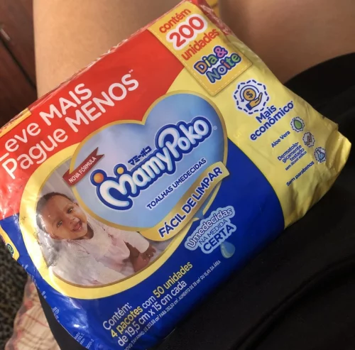😍 MamyPoko Lenços Umedecidos Dia&Noite 200 Unidades