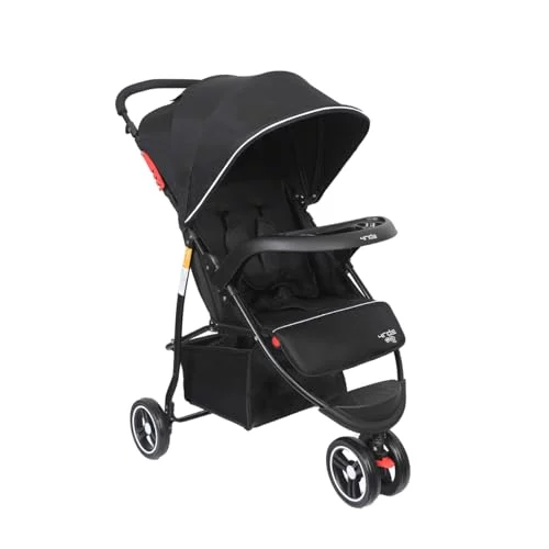 🛍️Maxi Baby Carrinho de Bebê 3 Rodas Passeio 4RIDE (Até15kg) (Preto)