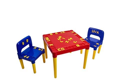🛍️Mesa e cadeira Infantil Vermelha Tritec 🛍️Mesa e cadeira Infantil Vermelha Tritec