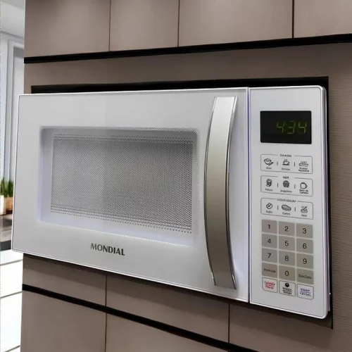 Micro-Ondas, Mondial, Branco, 1200W, 110V - MO-01-21-W