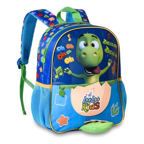 🛍️Mochila De Costas Escolar Com Touca Looloo Kids Zigaloo