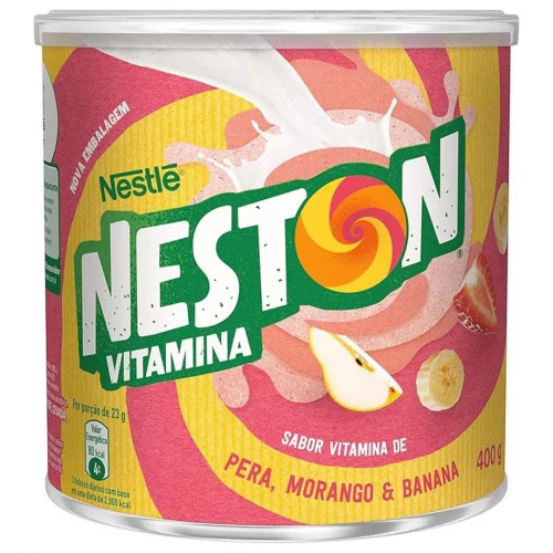 Neston Cereal Infantil Vitamina Morango Pêra E Banana 400G
