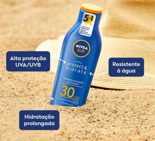 NIVEA SUN Protetor Solar Protect & Hidrata FPS 30 200ml
