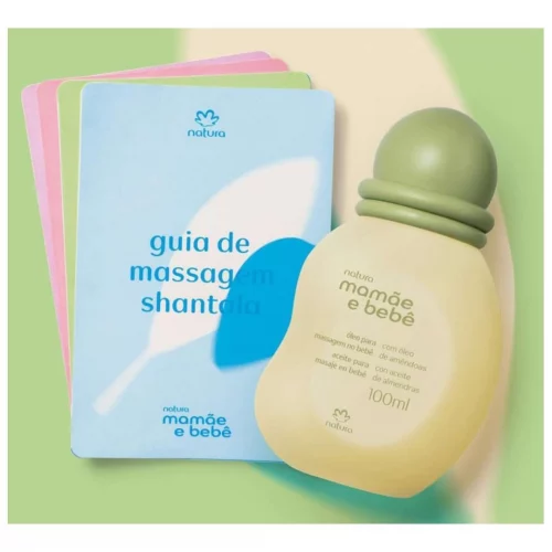 Óleo com Guias de Massagem Mamãe e Bebê 100ml