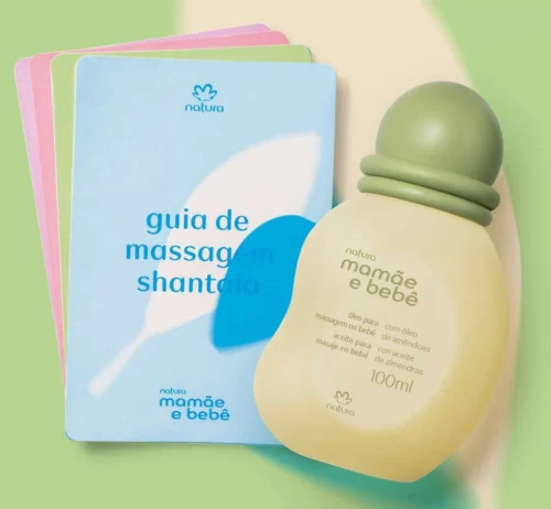 Óleo com Guias de Massagem Mamãe e Bebê 100ml