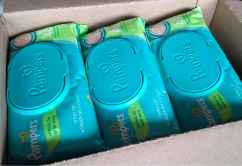 😍 Pampers Lenços Umedecidos Aroma de Aloe Vera 576 Unidades