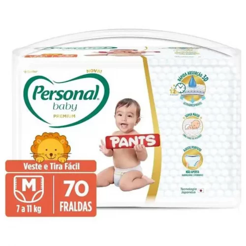 Personal Fralda Baby Premium Pants M  70 Unidades