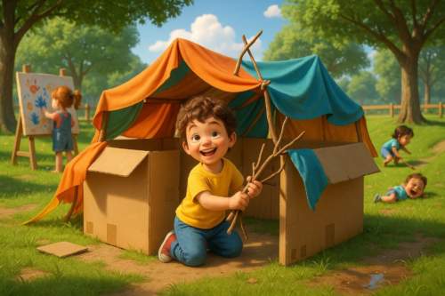 Criança correndo com os braços abertos em um campo aberto ao entardecer, ilustrando o poder do brincar livre no desenvolvimento infantil.