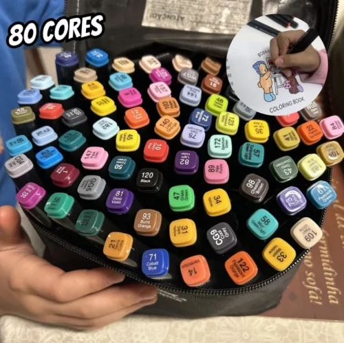 PRA PINTAR O BOBBIE GOODS 🌈 BAIXOU MUIUTOOO! 80 CORES #MercadoLivre