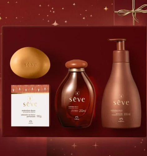 Presente Natura Sève Amêndoas Doces (3 produtos)