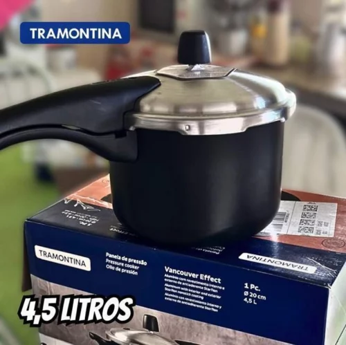 QUALIDADE TRAMONTINA 🥘 Uma das MELHORES Panela de Pressão 🖤 #Amazon