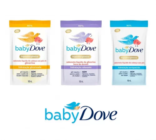 Refil Sabonete Líquido Dove Baby 180ml