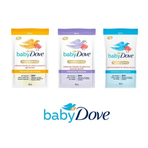 Refil Sabonete Líquido Dove Baby 180ml